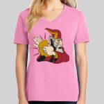 Ladies Core Cotton V Neck Tee Thumbnail