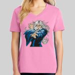 Ladies Core Cotton V Neck Tee Thumbnail