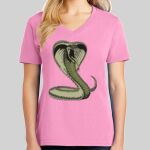 Ladies Core Cotton V Neck Tee Thumbnail