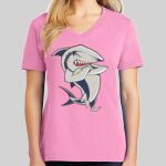 Ladies Core Cotton V Neck Tee Thumbnail