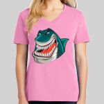 Ladies Core Cotton V Neck Tee Thumbnail