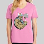 Ladies Core Cotton V Neck Tee Thumbnail