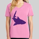 Ladies Core Cotton V Neck Tee Thumbnail