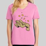 Ladies Core Cotton V Neck Tee Thumbnail