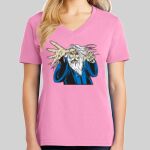 Ladies Core Cotton V Neck Tee Thumbnail