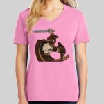 Ladies Core Cotton V Neck Tee Thumbnail