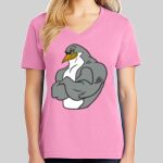 Ladies Core Cotton V Neck Tee Thumbnail