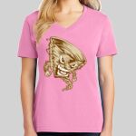 Ladies Core Cotton V Neck Tee Thumbnail