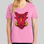 Ladies Core Cotton V Neck Tee Thumbnail