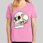 Ladies Core Cotton V Neck Tee Thumbnail