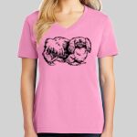 Ladies Core Cotton V Neck Tee Thumbnail