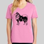 Ladies Core Cotton V Neck Tee Thumbnail