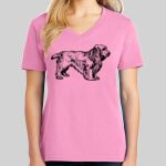 Ladies Core Cotton V Neck Tee Thumbnail