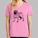 Ladies Core Cotton V Neck Tee Thumbnail
