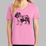 Ladies Core Cotton V Neck Tee Thumbnail