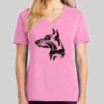 Ladies Core Cotton V Neck Tee Thumbnail