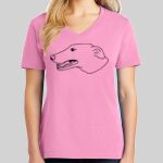 Ladies Core Cotton V Neck Tee Thumbnail