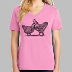 Ladies Core Cotton V Neck Tee Thumbnail