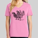 Ladies Core Cotton V Neck Tee Thumbnail