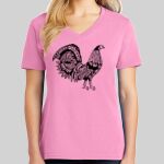 Ladies Core Cotton V Neck Tee Thumbnail