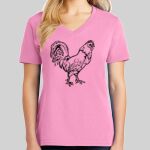 Ladies Core Cotton V Neck Tee Thumbnail