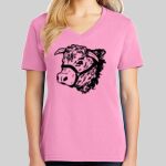 Ladies Core Cotton V Neck Tee Thumbnail