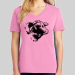 Ladies Core Cotton V Neck Tee Thumbnail