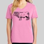 Ladies Core Cotton V Neck Tee Thumbnail