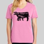 Ladies Core Cotton V Neck Tee Thumbnail