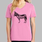 Ladies Core Cotton V Neck Tee Thumbnail