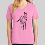 Ladies Core Cotton V Neck Tee Thumbnail