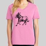 Ladies Core Cotton V Neck Tee Thumbnail