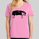 Ladies Core Cotton V Neck Tee Thumbnail