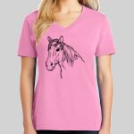 Ladies Core Cotton V Neck Tee Thumbnail