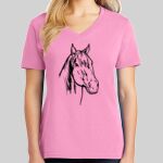 Ladies Core Cotton V Neck Tee Thumbnail