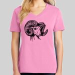 Ladies Core Cotton V Neck Tee Thumbnail