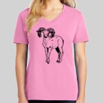 Ladies Core Cotton V Neck Tee Thumbnail