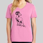 Ladies Core Cotton V Neck Tee Thumbnail