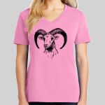 Ladies Core Cotton V Neck Tee Thumbnail