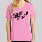 Ladies Core Cotton V Neck Tee Thumbnail