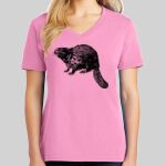 Ladies Core Cotton V Neck Tee Thumbnail