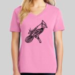 Ladies Core Cotton V Neck Tee Thumbnail