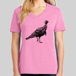 Ladies Core Cotton V Neck Tee Thumbnail