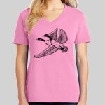 Ladies Core Cotton V Neck Tee Thumbnail