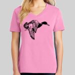 Ladies Core Cotton V Neck Tee Thumbnail