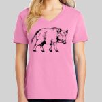 Ladies Core Cotton V Neck Tee Thumbnail