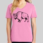 Ladies Core Cotton V Neck Tee Thumbnail