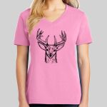 Ladies Core Cotton V Neck Tee Thumbnail