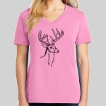 Ladies Core Cotton V Neck Tee Thumbnail