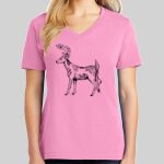 Ladies Core Cotton V Neck Tee Thumbnail